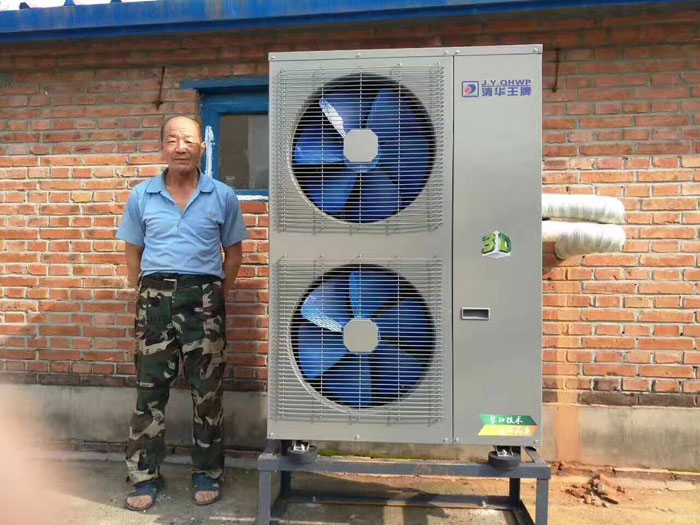聚陽煤改電空氣能用戶安裝案例