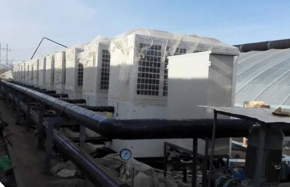 大棚空氣能采暖 聚陽(yáng)大棚采暖空氣能