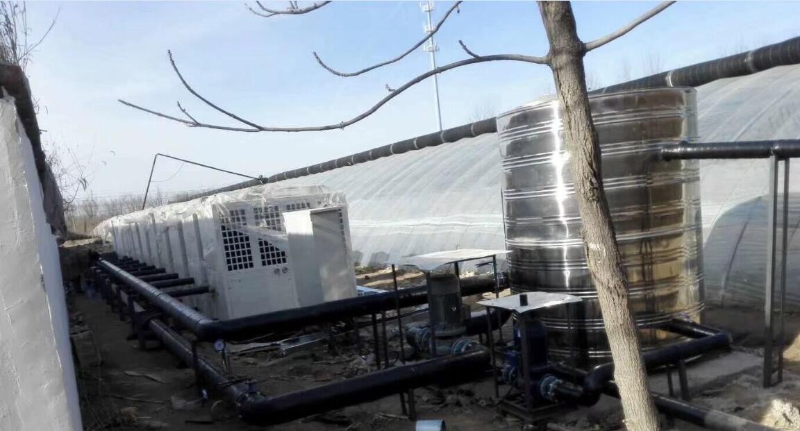 大棚空氣能采暖 聚陽(yáng)大棚采暖空氣能