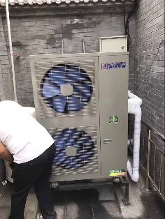 煤改電空氣能聚陽公司用戶安裝案例