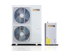 變頻空氣能采暖分體機組，能效高 噪音低  不俱嚴寒