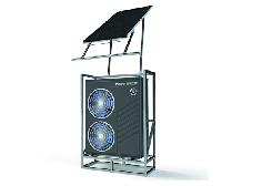 黑金折疊太陽能光熱空氣源熱泵